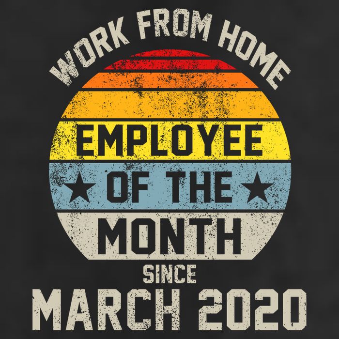 Work From Home Employee Of The Month Funny Pandemic Hat