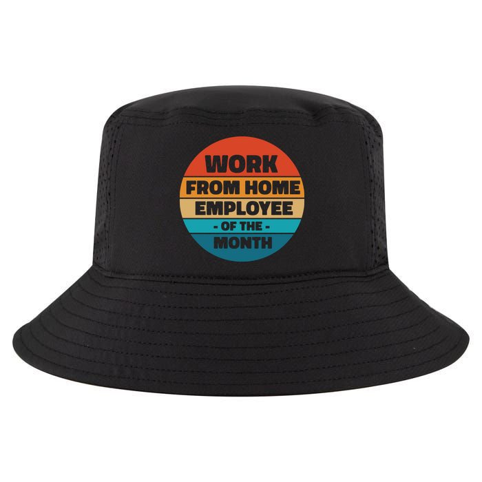 Work From Home Employee Of The Month Retro Cool Comfort Performance Bucket Hat