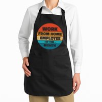 Work From Home Employee Of The Month Retro Full-Length Apron With Pockets