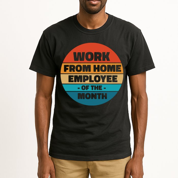 Work From Home Employee Of The Month Retro Tall T-Shirt