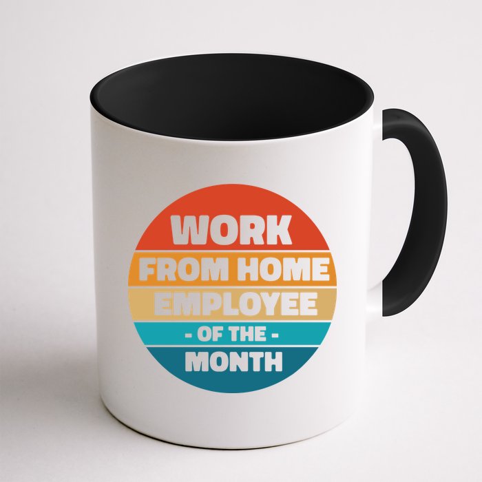 Work From Home Employee Of The Month Retro Mug