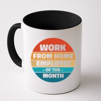 Work From Home Employee Of The Month Retro Mug