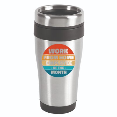 Work From Home Employee Of The Month Retro 16oz Travel Tumbler