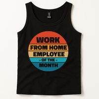 Work From Home Employee Of The Month Retro Tank Top