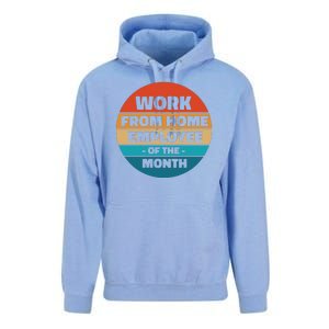 Work From Home Employee Of The Month Retro Unisex Surf Hoodie