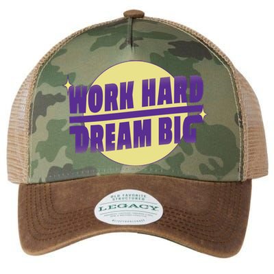 Work Hard Dream Big Legacy Tie Dye Trucker Hat