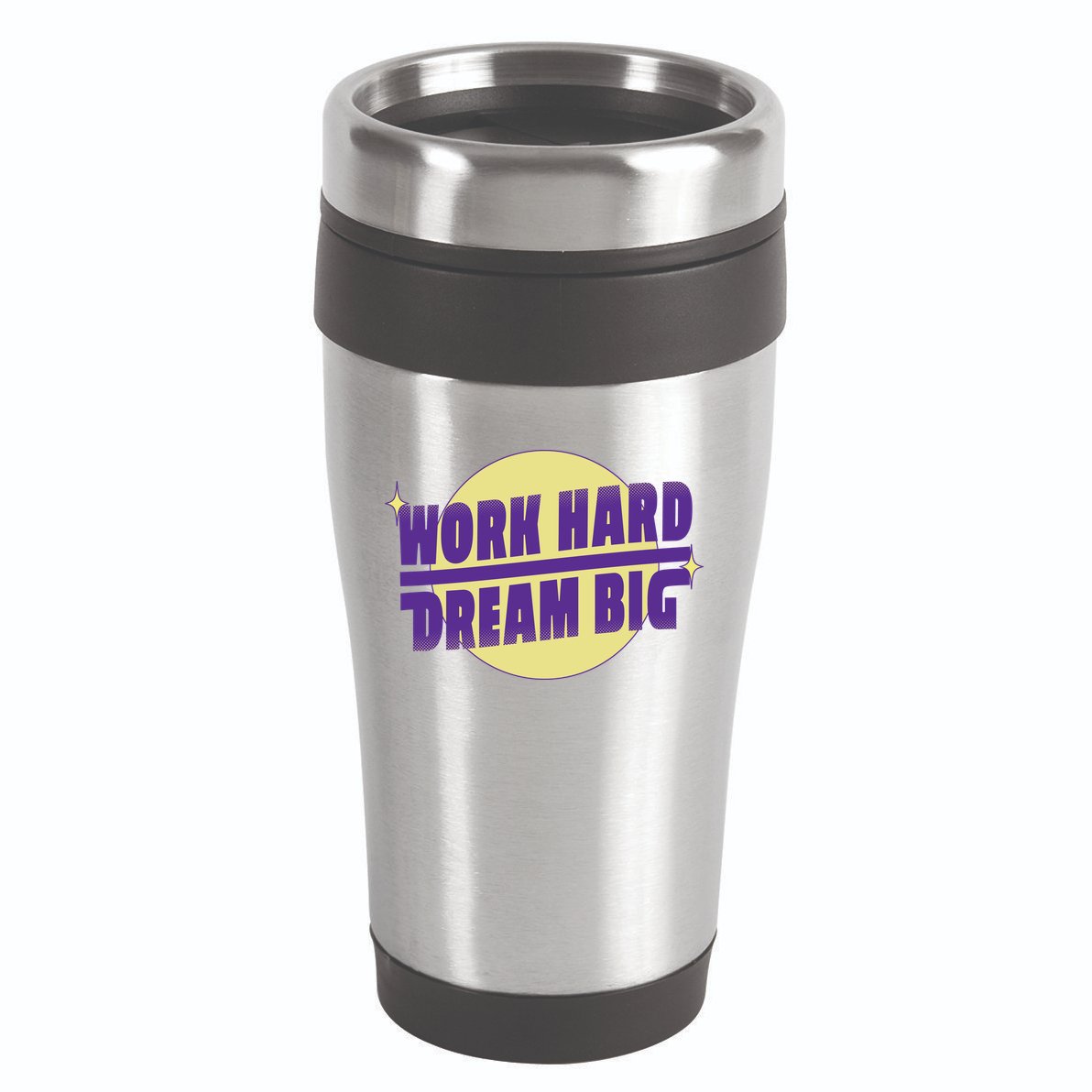 Work Hard Dream Big 16oz Travel Tumbler