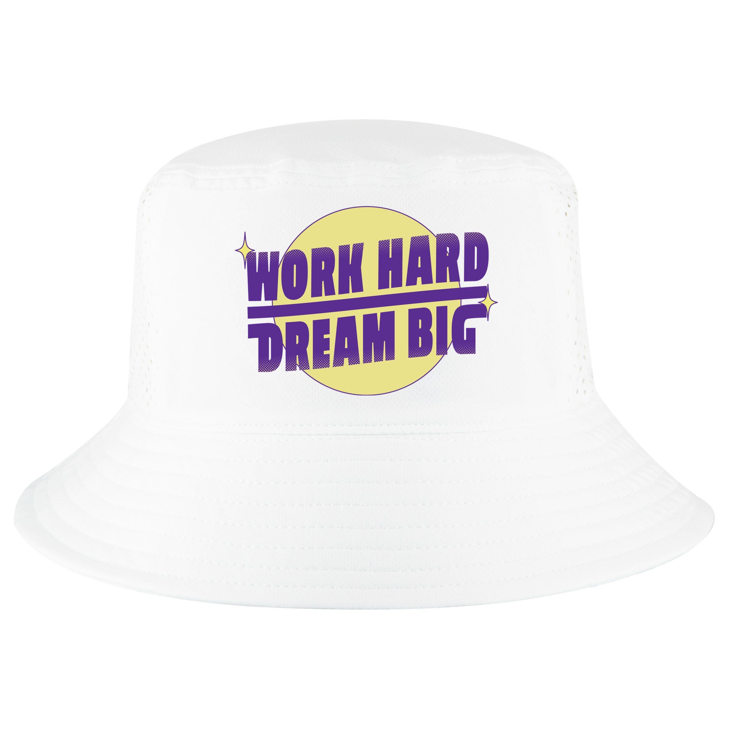Work Hard Dream Big Cool Comfort Performance Bucket Hat