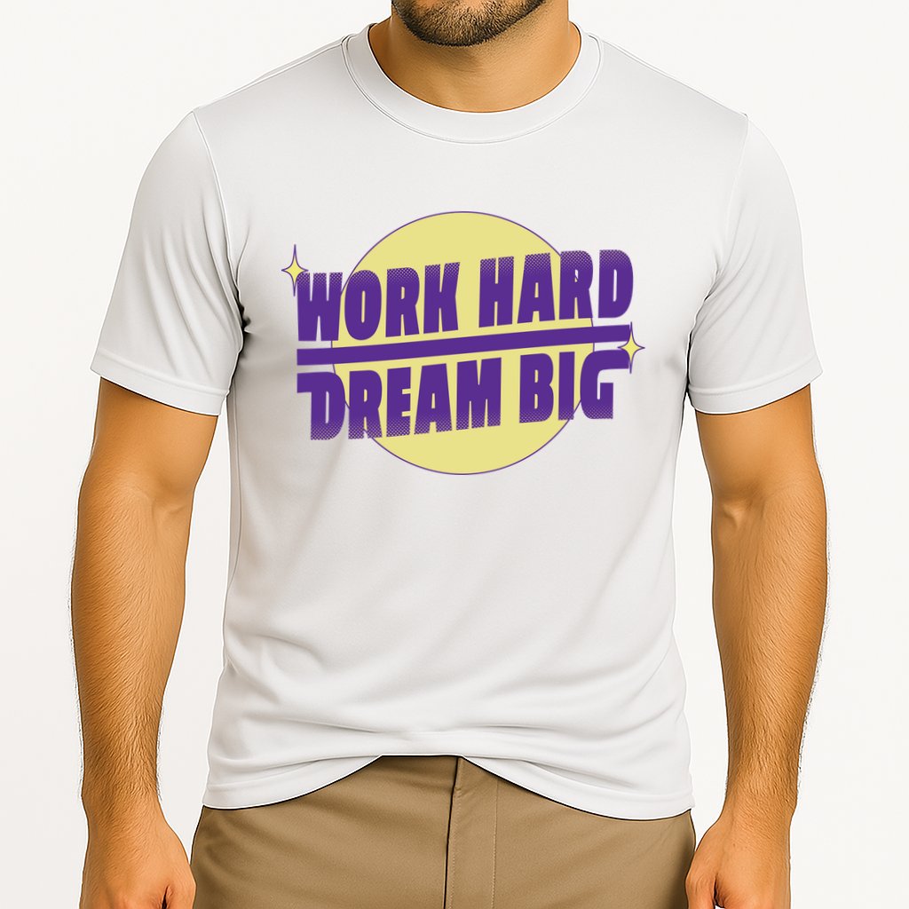 Work Hard Dream Big Cooling Performance Crew T-Shirt