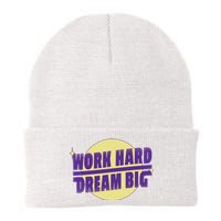 Work Hard Dream Big Knit Cap Winter Beanie