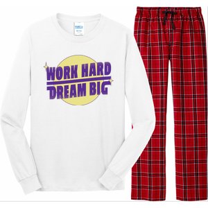 Work Hard Dream Big Long Sleeve Pajama Set