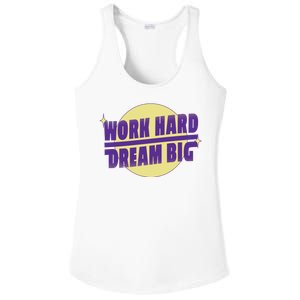 Work Hard Dream Big Ladies PosiCharge Competitor Racerback Tank