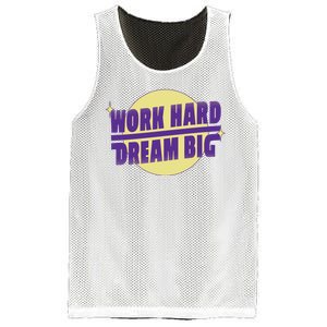 Work Hard Dream Big Mesh Reversible Basketball Jersey Tank