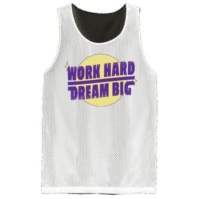 Work Hard Dream Big Mesh Reversible Basketball Jersey Tank