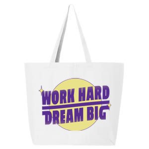 Work Hard Dream Big 25L Jumbo Tote