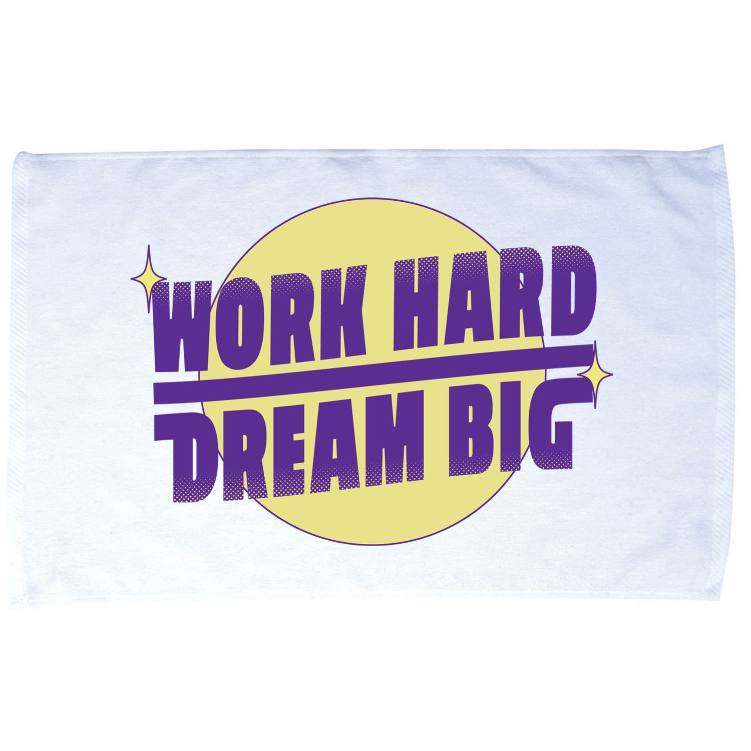 Work Hard Dream Big Microfiber Hand Towel