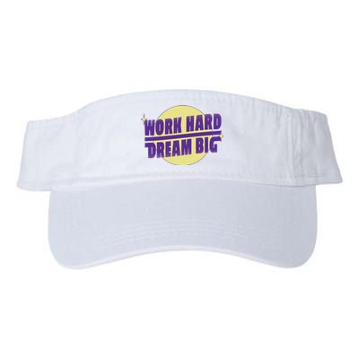 Work Hard Dream Big Valucap Bio-Washed Visor