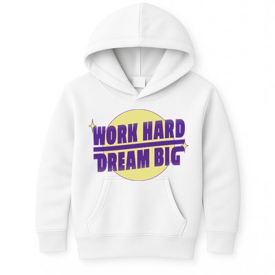Work Hard Dream Big Kids Hoodie