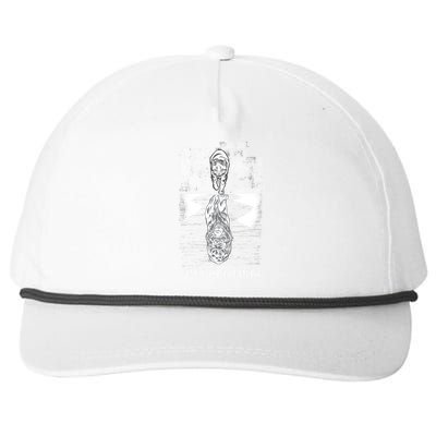 Work Hard Dream Big Tiger Snapback Five-Panel Rope Hat