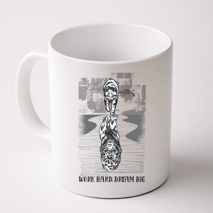 Work Hard Dream Big Tiger Mug
