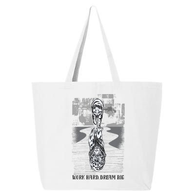 Work Hard Dream Big Tiger 25L Jumbo Tote