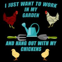 Work In My Garden Hang Out With My Chickens Visor