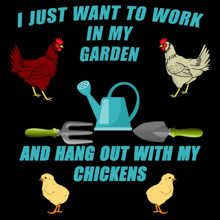 Work In My Garden Hang Out With My Chickens Visor