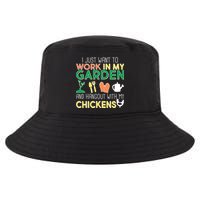 Work In My Garden Hangout With My Chickens Cool Comfort Performance Bucket Hat