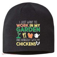 Work In My Garden Hangout With My Chickens Sustainable Beanie