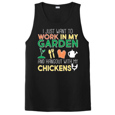 Work In My Garden Hangout With My Chickens PosiCharge Competitor Tank