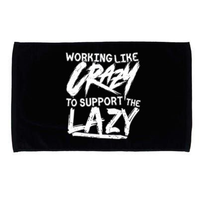 Working Like Crazy To Support The Lazy Microfiber Hand Towel