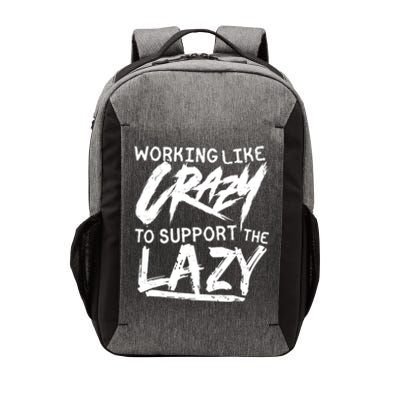 Working Like Crazy To Support The Lazy Vector Backpack