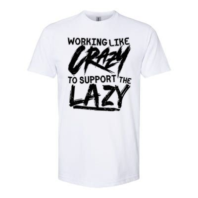 Working Like Crazy To Support The Lazy Softstyle® CVC T-Shirt