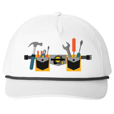 Workman Tool Belt Handyman Costume Snapback Five-Panel Rope Hat