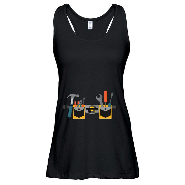 Workman Tool Belt Handyman Costume Ladies Essential Flowy Tank