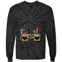 Workman Tool Belt Handyman Costume Tie-Dye Long Sleeve Shirt