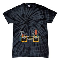 Workman Tool Belt Handyman Costume Tie-Dye T-Shirt