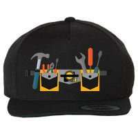 Workman Tool Belt Handyman Costume Wool Snapback Cap