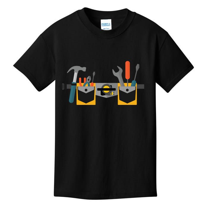 Workman Tool Belt Handyman Costume Kids T-Shirt