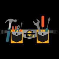 Workman Tool Belt Handyman Costume Kids T-Shirt