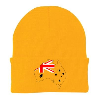 World Australia Map Flag Knit Cap Winter Beanie