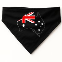 World Australia Map Flag USA-Made Doggie Bandana