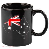 World Australia Map Flag 11oz C Handle Ceramic Mug