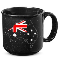 World Australia Map Flag 15oz Campfire Ceramic Mug