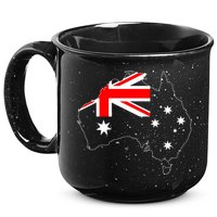 World Australia Map Flag 15oz Campfire Ceramic Mug