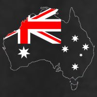 World Australia Map Flag 15oz Campfire Ceramic Mug