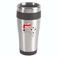 World Australia Map Flag 16oz Travel Tumbler