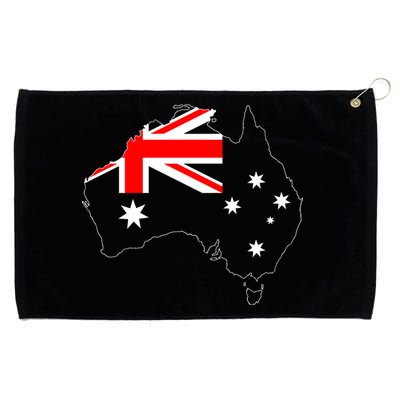 World Australia Map Flag Grommeted Golf Towel