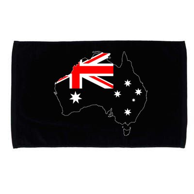 World Australia Map Flag Microfiber Hand Towel