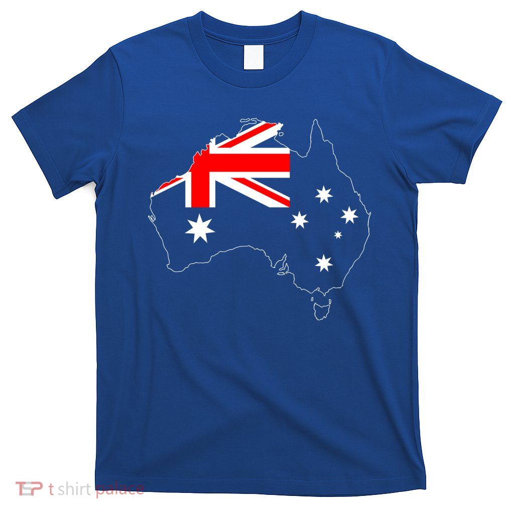 World Australia Map Flag T-Shirt